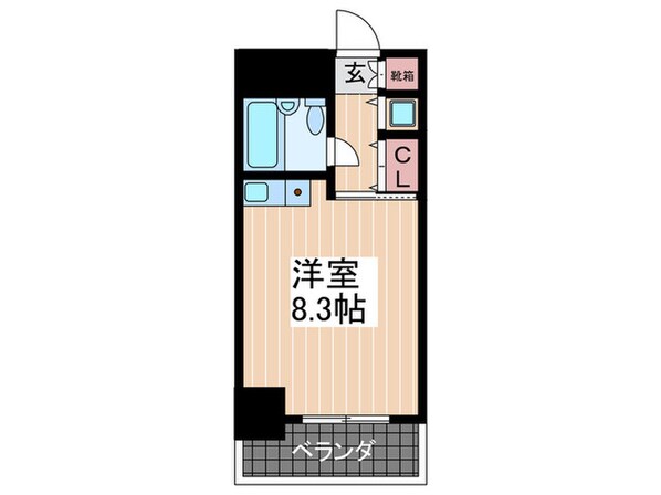 朝日ﾌﾟﾗｻﾞｱﾑﾈｯﾄ天満町(404)の物件間取画像